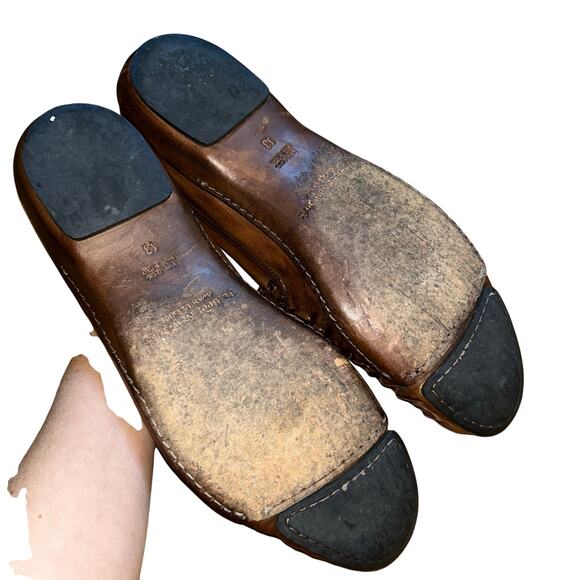 To Boot New York Shoes Mens Size 13 Brown Leather Driving Loafer Slip On - Picture 8 of 9